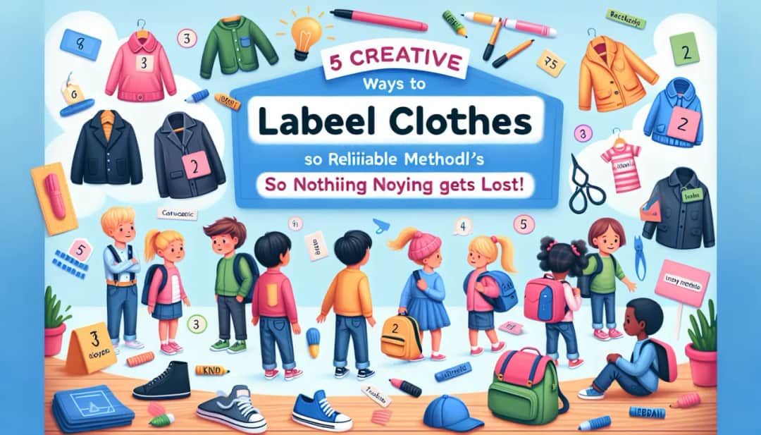 Przedszkolak i ubrania: Jak oznaczyć, by nic nie zginęło?